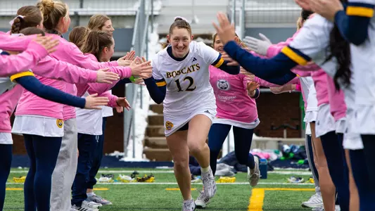 Maggie Kennedy Runs Through the Team Tunnel (Feb. 12, 2025 in Hamden, Conn.)