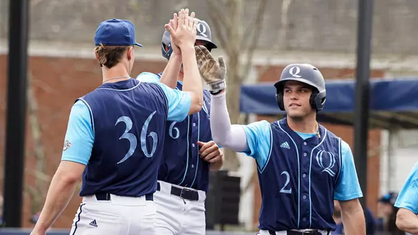 Baseball celebration in Hamden, CT (4/19/25 vs. CCSU)
