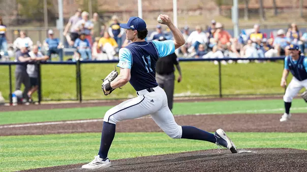 Sam Wright Pitching vs CCSU (April 19, 2025 in Hamden, Conn.)