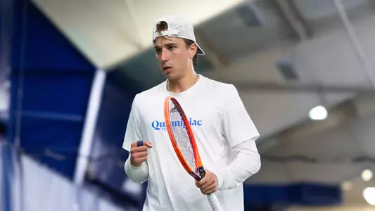 Carlos Braun Simo celebrates a point in a match against Mount at NHHR (April 12, 2025)