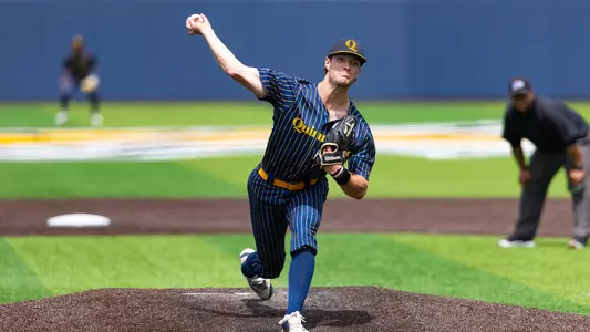 Nick Balcom Fires Pitch Against Siena (May 8th, 2025 in Hamden, Conn.)