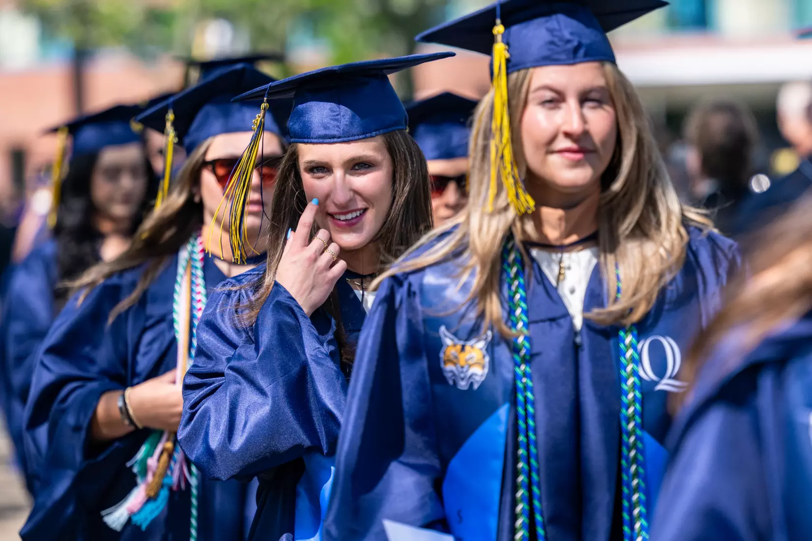 5/11/2025: Quinnipiac University School of Business and the School of Computing and Engineering attend their respective schools’ commencement ceremonies at the Mount Carmel Campus on Sunday, May 11, 2025.