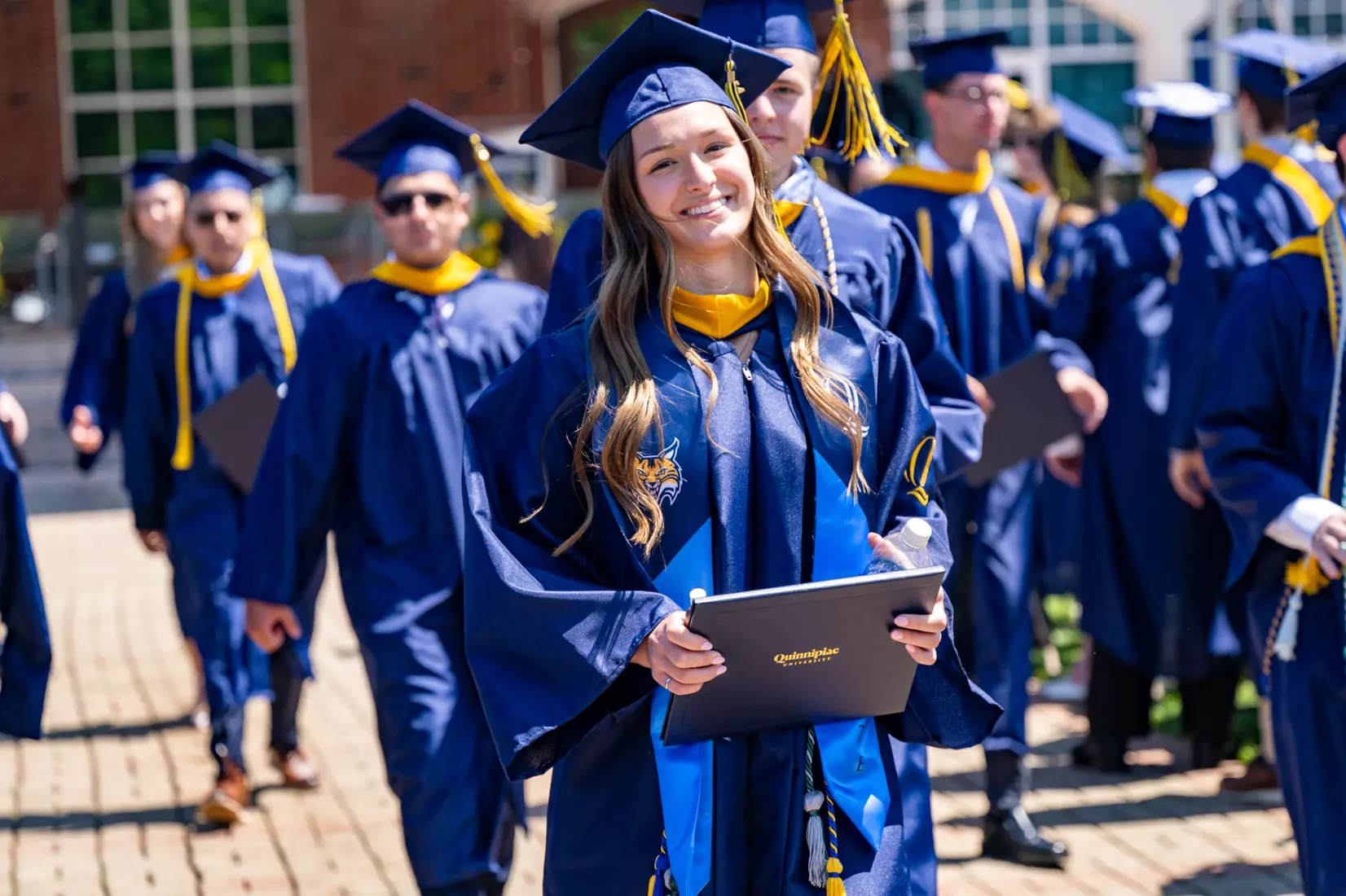 5/11/2025: Quinnipiac University School of Business and the School of Computing and Engineering attend their respective schools’ commencement ceremonies at the Mount Carmel Campus on Sunday, May 11, 2025.