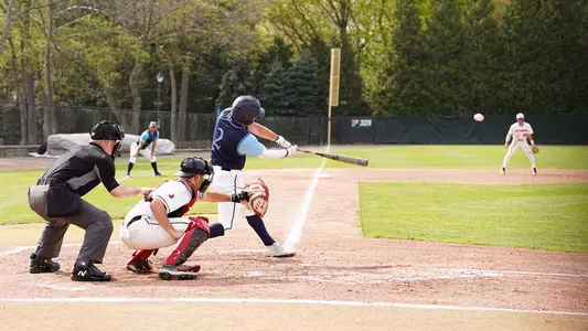 Christian Smith Finishes Swing vs. Fairfield (April 25, 2025 in Fairfield, Conn.)