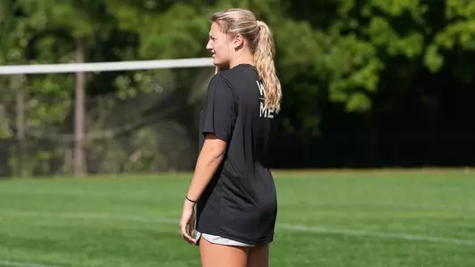 Grace Briggs Stands on the Wofford Sideline During the 2025 Season