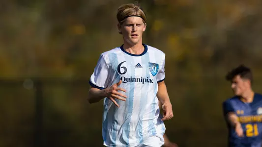 Sivert Ryssdalsnes Chases a Ball During Their Game (10/30/24 vs. Merrimack)