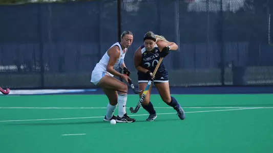 Lucia Donati Plays the Ball Against Old Dominion (Sept. 26, 2025 in Norfolk, Va.)