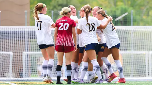 Bobcats Celebrate Branco's Goal Against Rider (Sept. 6, 2025 in Hamden, Conn)