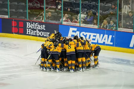 WIH Team Huddle in Friendship Four Series (1.2.26 in Belfast, N. Ireland)