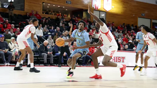 Asim Jones Dribbles to the Basket vs. Marist (1/24/26 in Poughkeepsie, NY)