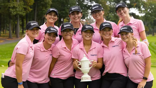 Women's Golf Celebrates QU Classic Win (Oct. 13, 2026 in Wallingford, CT)