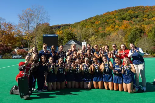 FH team photo after clinching the postseason in win over Merrimack (Oct. 18, 2026 in Hamden, CT)