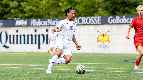 Taehyeon Lim Dribbles Against Stony Brook (Sept. 9, 2026 in Hamden, Conn.)