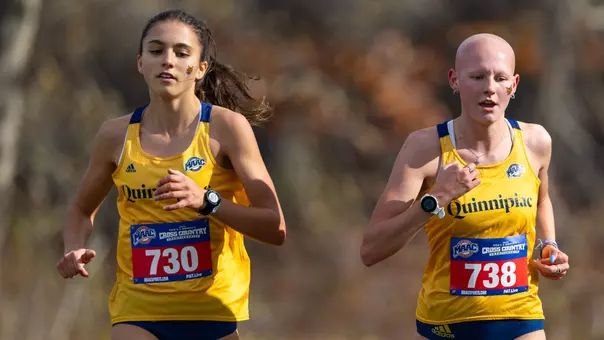 Ashley Carillo and Zoe Merryman Run at MAACs in 2025