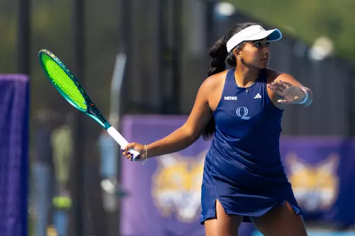 Anagha Shankar playing fall match against New Haven (Sept. 11, 2026 in Hamden, CT)
