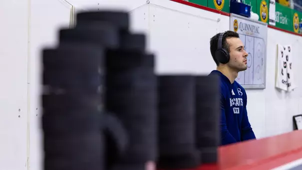 Anthony Cipollone Before Quinnipiac Plays Yale (Feb. 7, 2026 in Hamden, Conn.)