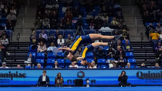 Kat Carter and Ashleigh Dugan Tumble Against Gannon (Feb. 9, 2026 in Hamden, Conn.)