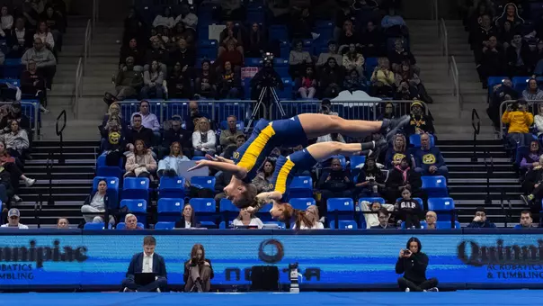 Kat Carter and Ashleigh Dugan Tumble Against Gannon (Feb. 9, 2026 in Hamden, Conn.)