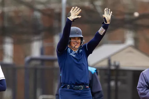 Aryn Bombery Celebrating After Recording a Hit (4.13.25 in Hamden, CT)