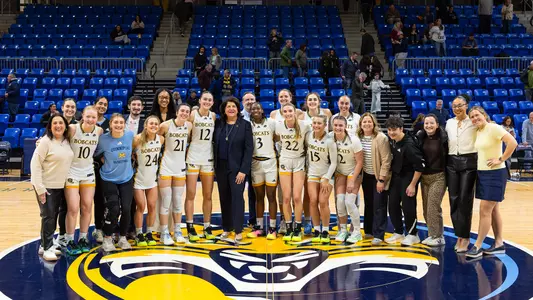 Women's Basketball Regular Season Champions Photo (Feb. 28, 2026 in Hamden, Conn.)