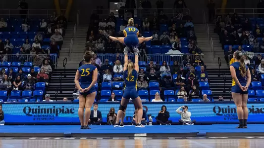 Amy Gordon Tops an Acro Sequence Against Gannon (Feb. 9, 2026 in Hamden, Conn.)