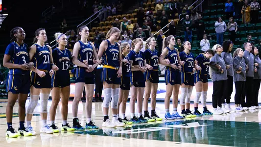 Women's Basketball National Anthem against George Mason (March 19, 2026 in Fairfax, Virginia)