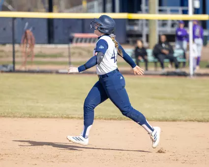 Kennedy Demott Rounding the Bases After Walk Off HR vs Niagara (3.21.26 in Hamden, CT)