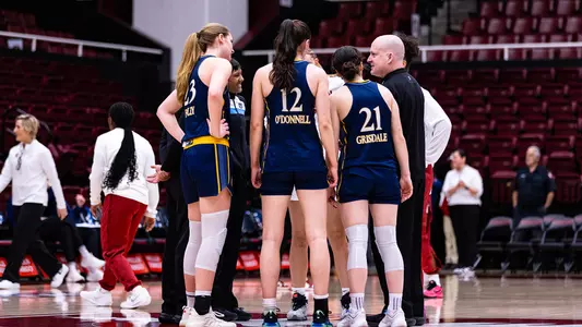 Women's Basketball Captains Meeting Against Stanford (March 22, 2026 in Stanford, Calif.)