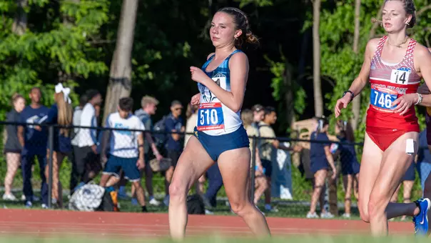 Sierra Gray Runs the 10k During the 2025 MAAC Championships (May 9, 2025 in Lawrenceville, N.J.)