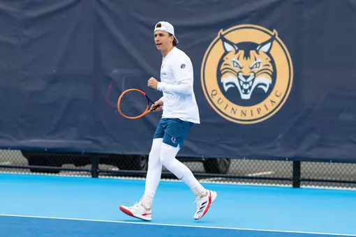 Carlos Braun Simo Celebrating a Point against Rider (3.30.25 in Hamden, CT)