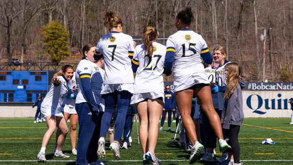 Julia Givens Jumps with Charlotte DeMaio and Makena Charles Pregame (March 28, 2026 in Hamden, Conn.)