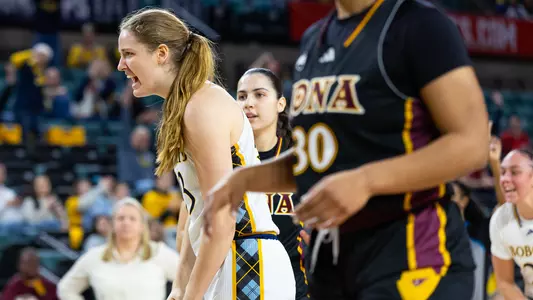 Anna Foley Hyped In Win Over Iona (Mar. 8, 2026 in Hamden, Conn)