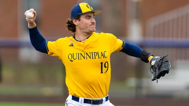 James Pazdera Pitching Against Niagara (April 2nd, 2026 in Hamden, Conn.)