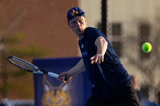 Elias Hoxha Playing Singles Against Marist (April 3, 2026 in Hamden, Conn.)
