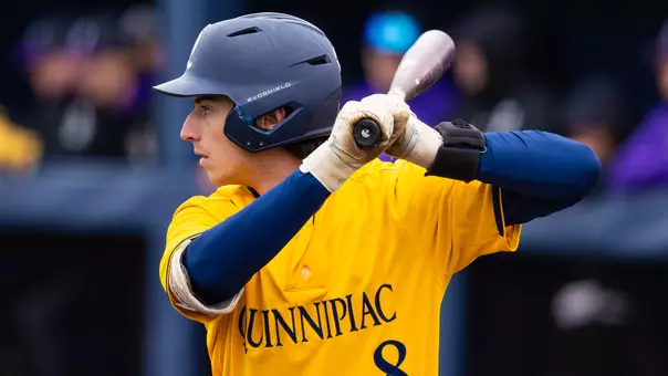 Alex Irizarry Hitting Against Niagara (April 2, 2026 in Hamden, Conn.)