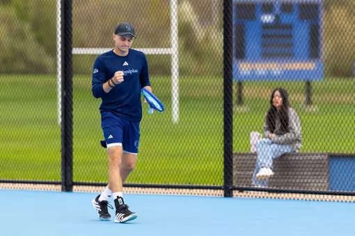 Csanad Nyaradi Celebrating Point vs Niagara (April 18, 2026 in Hamden, Conn.)