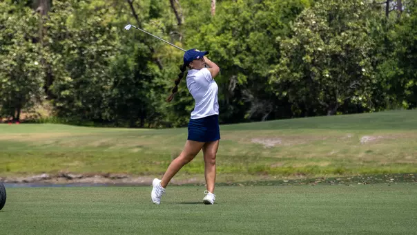 Sophia Fujita at 2026 MAAC Championships (April 21, 2026 in Lake Buena Vista, Fla.)