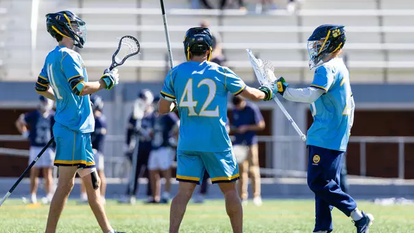 MLAX Team Pregame vs. Mount St. Mary's (4/11/26 in Hamden, CT)