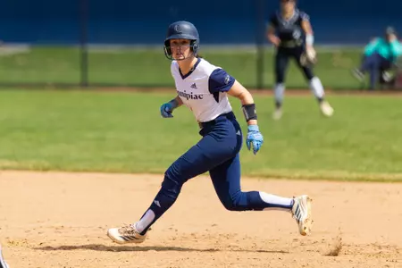 Mary Fogg Running Bases vs Manhattan (April 4, 2026 in Hamden, Conn.)