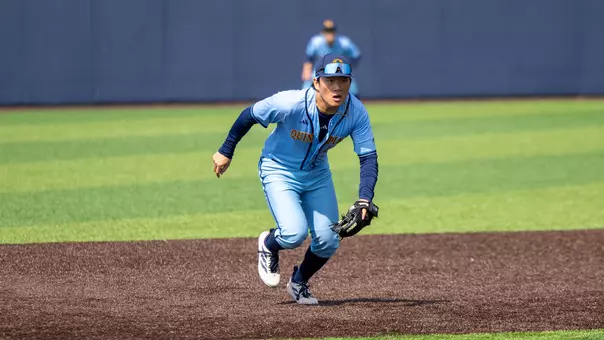 Matt Park Fielding Grounder Against Niagara (April 3, 2026 in Hamden, Conn)