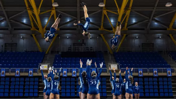 The Tosses Compete During the Acro Team Routine (March 28, 2026 in Hamden, Conn.)