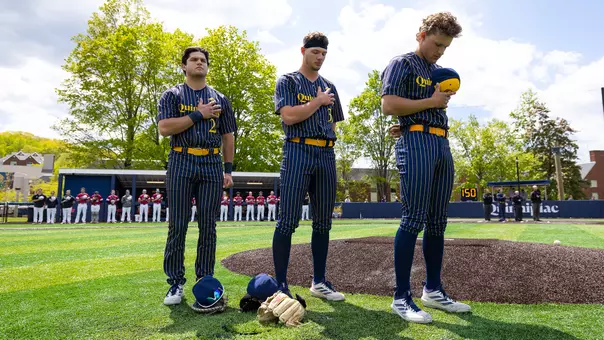 Christian Smith, Nick Balcom, and Ian Nilsen Stand for National Anthem (May 8th, 2026 in Hamden, Conn.)