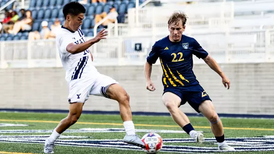 Remy Barone Goes After the Ball Against Yale