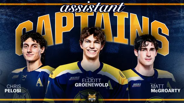 Men's Ice Hockey Assistant Captains Header