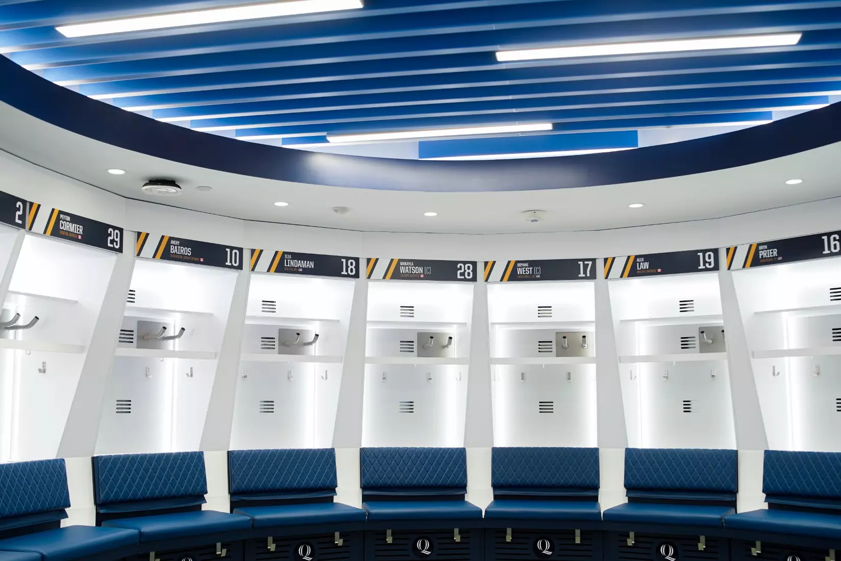 2026 Quinnipiac Women's Ice Hockey Locker Room