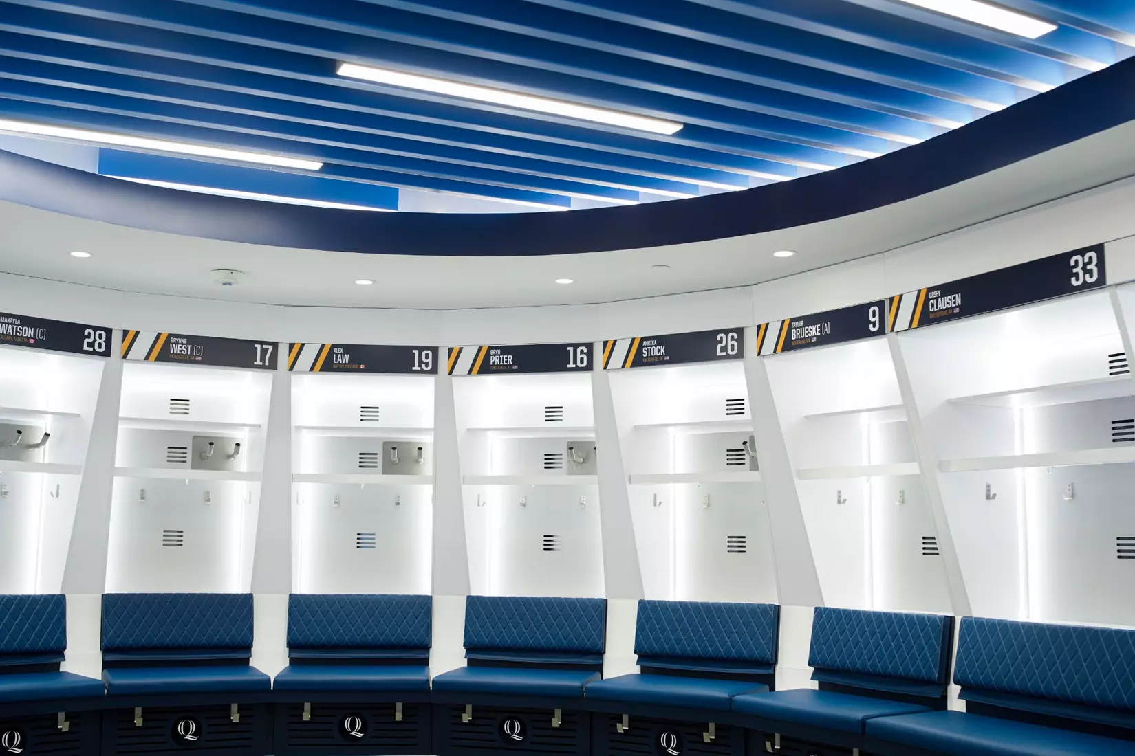 2026 Quinnipiac Women's Ice Hockey Locker Room