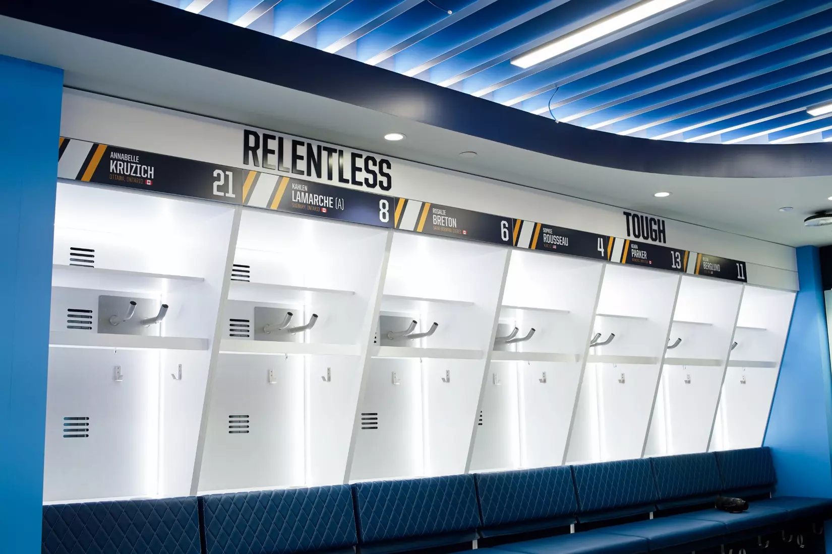 2026 Quinnipiac Women's Ice Hockey Locker Room
