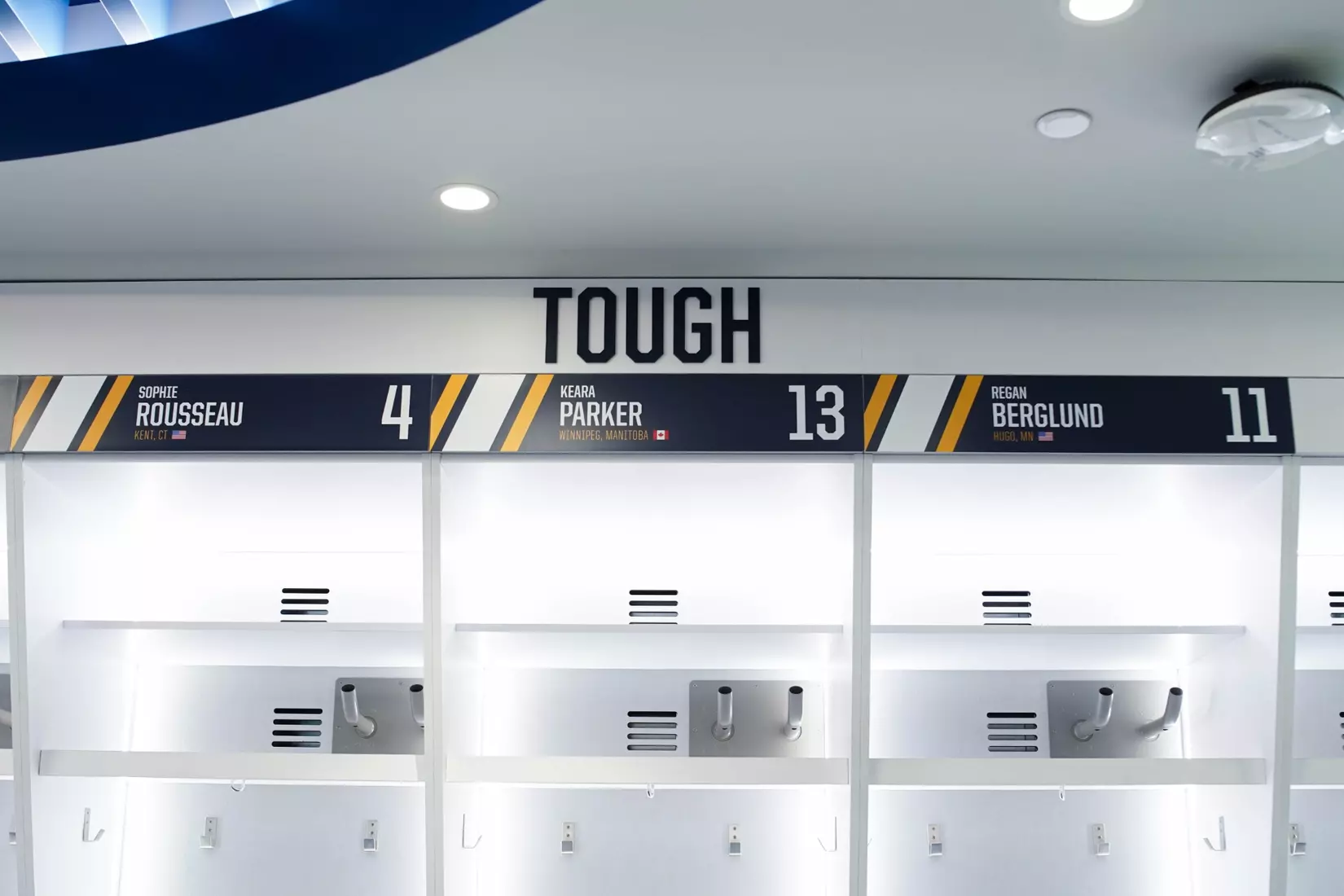 2026 Quinnipiac Women's Ice Hockey Locker Room