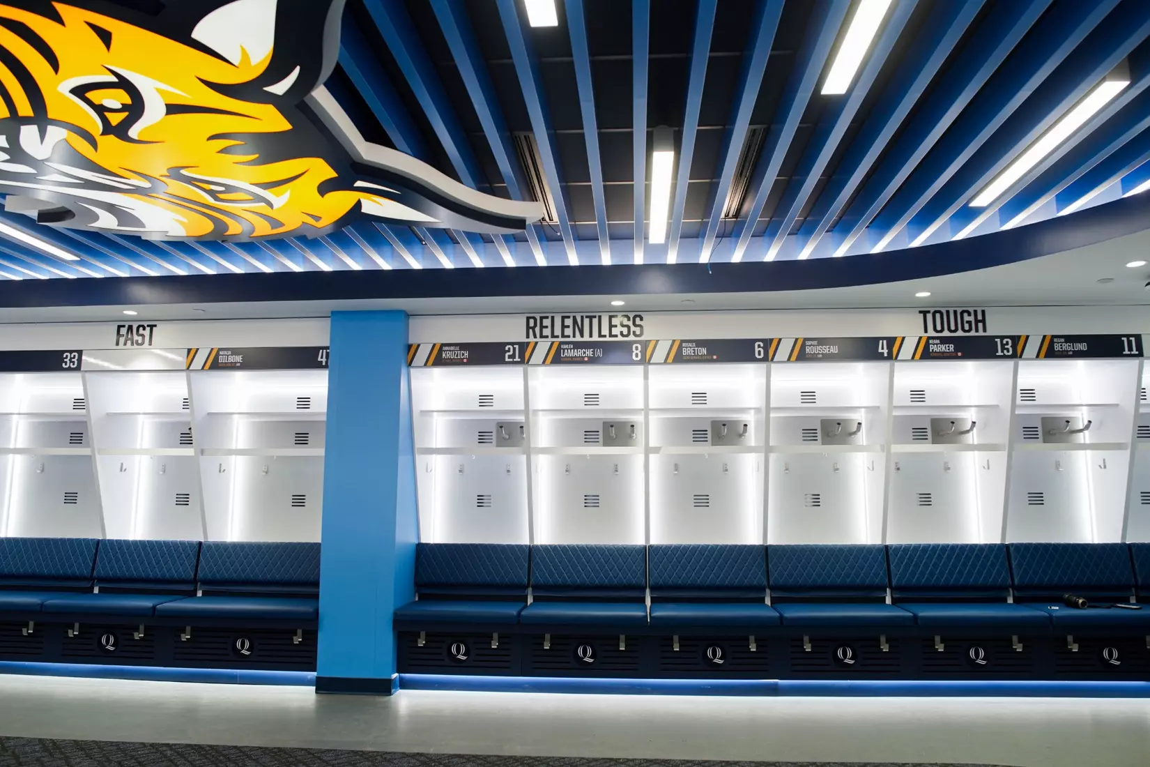 2026 Quinnipiac Women's Ice Hockey Locker Room