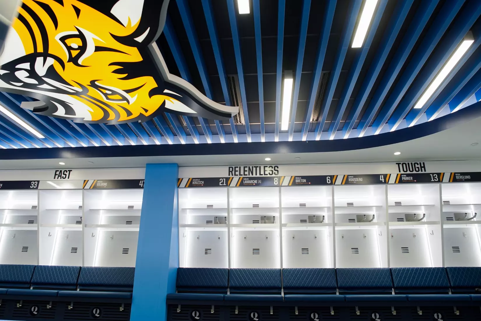 2026 Quinnipiac Women's Ice Hockey Locker Room
